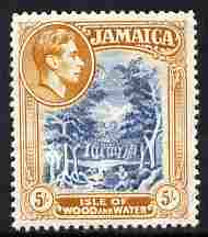 Jamaica 1938-52 KG6 Isle of Wood & Water 5s Perf 13 unmounted mint, SG 132b