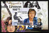 Guinea - Bissau 2010 John Lennon 70th Birth Anniversary #2 individual imperf deluxe sheet unmounted mint. Note this item is privately produced and is offered purely on its thematic appeal