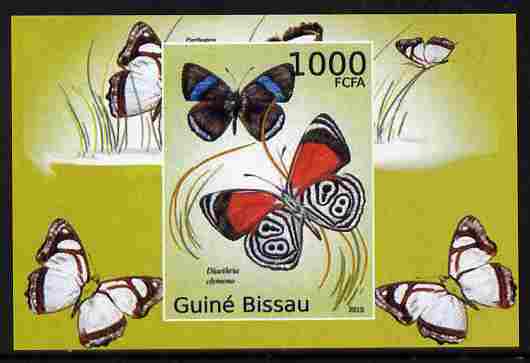 Guinea - Bissau 2010 Butterflies #01 individual imperf deluxe sheet unmounted mint. Note this item is privately produced and is offered purely on its thematic appeal