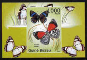 Guinea - Bissau 2010 Butterflies #01 individual imperf deluxe sheet unmounted mint. Note this item is privately produced and is offered purely on its thematic appeal