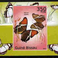 Guinea - Bissau 2010 Butterflies #02 individual imperf deluxe sheet unmounted mint. Note this item is privately produced and is offered purely on its thematic appeal