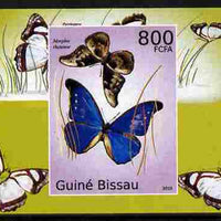 Guinea - Bissau 2010 Butterflies #04 individual imperf deluxe sheet unmounted mint. Note this item is privately produced and is offered purely on its thematic appeal