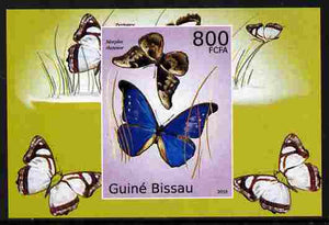 Guinea - Bissau 2010 Butterflies #04 individual imperf deluxe sheet unmounted mint. Note this item is privately produced and is offered purely on its thematic appeal