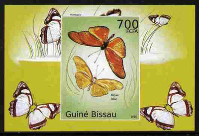 Guinea - Bissau 2010 Butterflies #05 individual imperf deluxe sheet unmounted mint. Note this item is privately produced and is offered purely on its thematic appeal