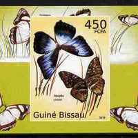 Guinea - Bissau 2010 Butterflies #06 individual imperf deluxe sheet unmounted mint. Note this item is privately produced and is offered purely on its thematic appeal