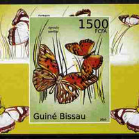 Guinea - Bissau 2010 Butterflies #07 individual imperf deluxe sheet unmounted mint. Note this item is privately produced and is offered purely on its thematic appeal