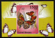 Guinea - Bissau 2010 Butterflies #08 individual imperf deluxe sheet unmounted mint. Note this item is privately produced and is offered purely on its thematic appeal