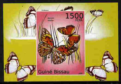 Guinea - Bissau 2010 Butterflies #08 individual imperf deluxe sheet unmounted mint. Note this item is privately produced and is offered purely on its thematic appeal
