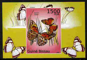 Guinea - Bissau 2010 Butterflies #08 individual imperf deluxe sheet unmounted mint. Note this item is privately produced and is offered purely on its thematic appeal