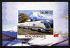 Mozambique 2010 Japanese High Speed Trains #4 individual imperf deluxe sheet unmounted mint. Note this item is privately produced and is offered purely on its thematic appeal