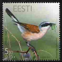 Estonia 2010 Birds - Red Backed Shrike 5k50 unmounted mint SG 620