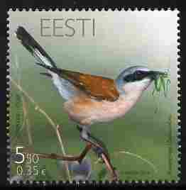 Estonia 2010 Birds - Red Backed Shrike 5k50 unmounted mint SG 620
