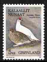 Greenland 1987-90 Birds 5k Ptarmigans unmounted mint SG 177