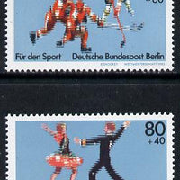 Germany - West Berlin 1983 Sport Promotion Fund set of 2 (Dancing & Ice Hockey) unmounted mint SG B660-61