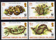 British Virgin Islands 2005 WWF - Tree Boa perf set of 4 unmounted mint,SG 1178-81