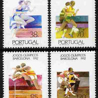 Portugal 1992 Barcelona Olympics - 2nd issue perf set of 4 unmounted mint SG 2295-8