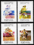 Portugal 1992 Barcelona Olympics - 2nd issue perf set of 4 unmounted mint SG 2295-8