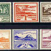 Jersey 1943-44 Occupation set of 6 designed by Blampied unmounted mint, SG 3-8