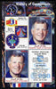 Maakhir State of Somalia 2010 50th Anniversary of Space Exploration #08 - Jean-Loup Chretien perf sheetlet containing 2 values plus 2 labels unmounted mint