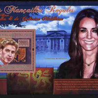 Guinea - Conakry 2010 The Royal Engagement - Prince William & Kate #2 - Buckingham Palace perf deluxe sheet unmounted mint