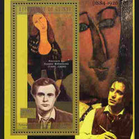 Guinea - Conakry 2010 90th Death Anniversary of Amedeo Modigliani perf souvenir sheet unmounted mint