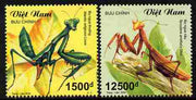 Vietnam 2009 Insects - Mantises perf set of 2 values unmounted mint SG 2795-96