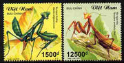 Vietnam 2009 Insects - Mantises perf set of 2 values unmounted mint SG 2795-96