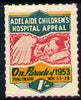Cinderella - Australia 1953 Children's Hospital Appeal - On Parade 1s label unmounted mint