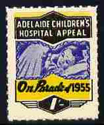 Cinderella - Australia 1955 Children's Hospital Appeal - On Parade 1s label unmounted mint