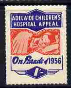 Cinderella - Australia 1956 Children's Hospital Appeal - On Parade 1s label unmounted mint