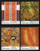 India 2009 Traditional Textiles perf set of 4 values unmounted mint SG 2671-4