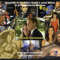 Madagascar 2010 Royal Engagement - William & Kate #2 perf s/sheet unmounted mint. Note this item is privately produced and is offered purely on its thematic appeal