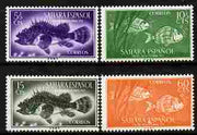 Spanish Sahara 1953 Colonial Stamp Day set of 4 - Fish SG 105-8