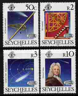 Seychelles 1986 Halley's Comet set of 4 unmounted mint SG 632-35