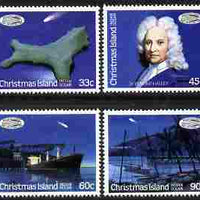 Christmas Island 1986 Halley's Comet set of 4 unmounted mint SG 212-5
