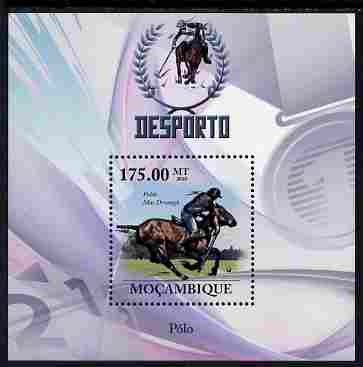Mozambique 2010 Sport - Polo perf m/sheet unmounted mint, Scott #2031