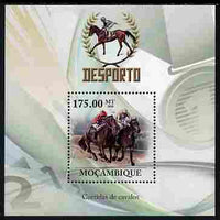 Mozambique 2010 Sport - Horse Racing perf m/sheet unmounted mint, Scott #2032
