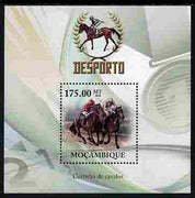 Mozambique 2010 Sport - Horse Racing perf m/sheet unmounted mint, Scott #2032
