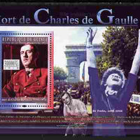 Guinea - Conakry 2010 Death Anniversary of Charles De Gaulle #2 perf s/sheet unmounted mint, Michel BL 1858