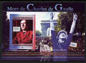 Guinea - Conakry 2010 Death Anniversary of Charles De Gaulle #2 perf s/sheet unmounted mint, Michel BL 1858