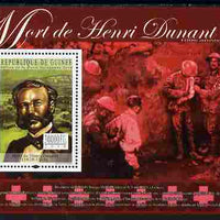 Guinea - Conakry 2010 Death Anniversary of Henry Dunant perf s/sheet unmounted mint, Michel BL 1849