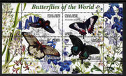 Malawi 2011 Butterflies of the World #3 perf sheetlet containing 4 values unmounted mint