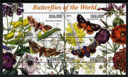 Malawi 2011 Butterflies of the World #4 perf sheetlet containing 4 values unmounted mint