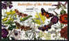 Malawi 2011 Butterflies of the World #4 imperf sheetlet containing 4 values unmounted mint