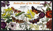 Malawi 2011 Butterflies of the World #4 imperf sheetlet containing 4 values unmounted mint