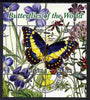 Malawi 2011 Butterflies of the World #6 perf sheetlet containing 2 values cto used