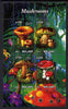 Malawi 2011 Mushrooms #1 perf sheetlet containing 4 values cto used
