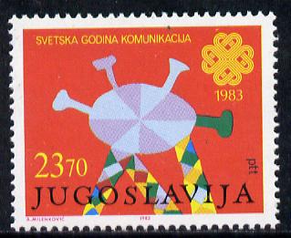 Yugoslavia 1983 Communications Year unmounted mint, SG 2114*