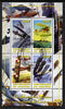 Burundi 2011 Aircraft of WW1 #1 perf sheetlet containing 4 values fine cto used