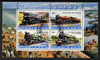 Burundi 2011 Steam Locomotives #7 perf sheetlet containing 4 values fine cto used
